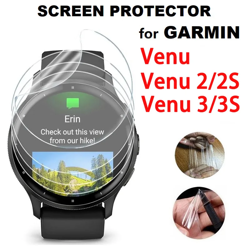 Hydrogel Screen Protector - Film Hydrogel pour Garmin Venu 3
