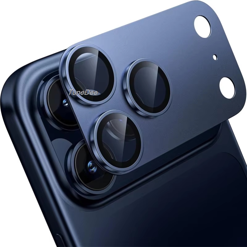 Tempered Glass Screen 9H - Protection d'objectif d'appareil photo pour iPhone