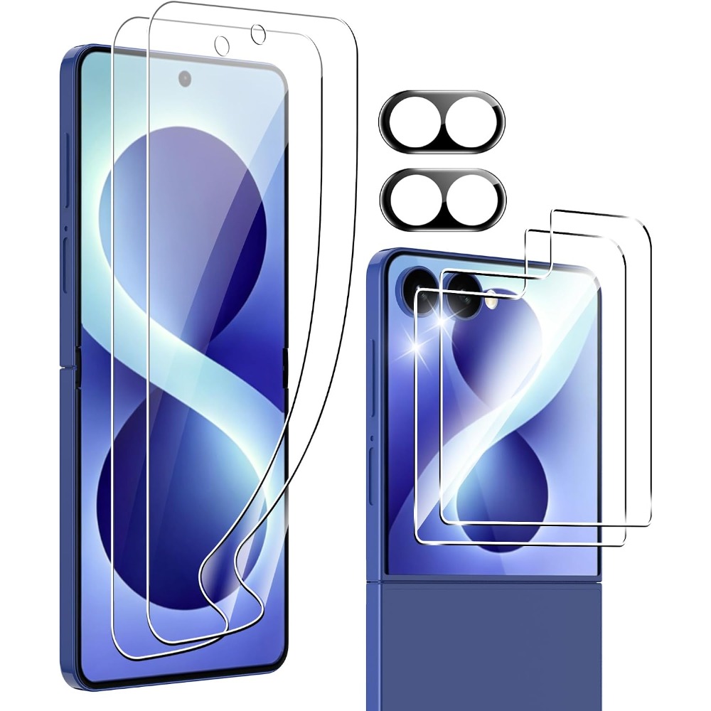 Tempered Glass Screen 9H - Protecteurs d'écran intérieur, arrière et extérieur