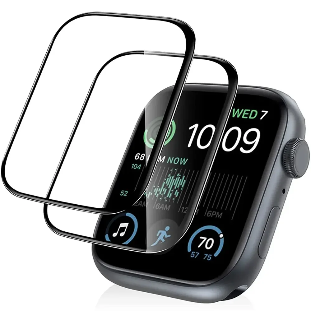 Smartwatch Screen Film - Protecteur d'écran entièrement incurvé pour Apple