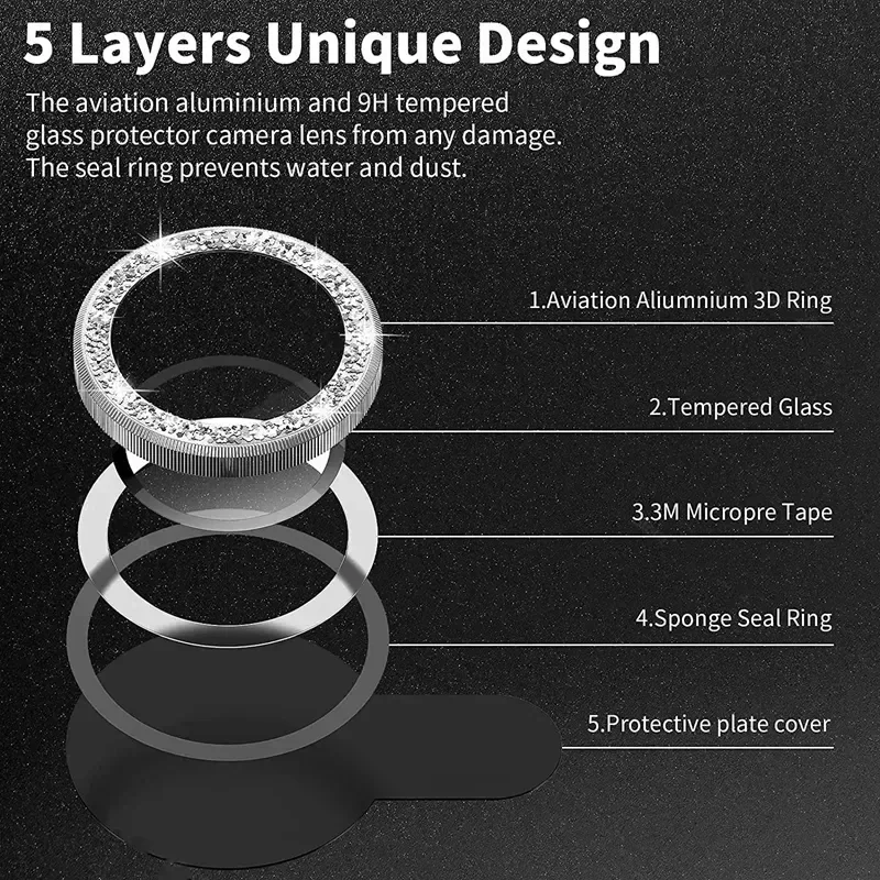 Protection d'objectif d'appare - Tempered Glass Screen 9H avis et prix