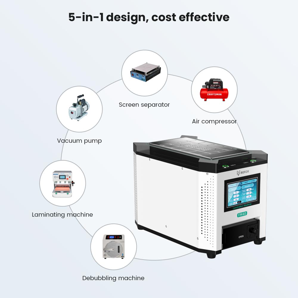 REFOX FM-40 5in1 Machine à pla - Screen Alignment Tool avis et prix
