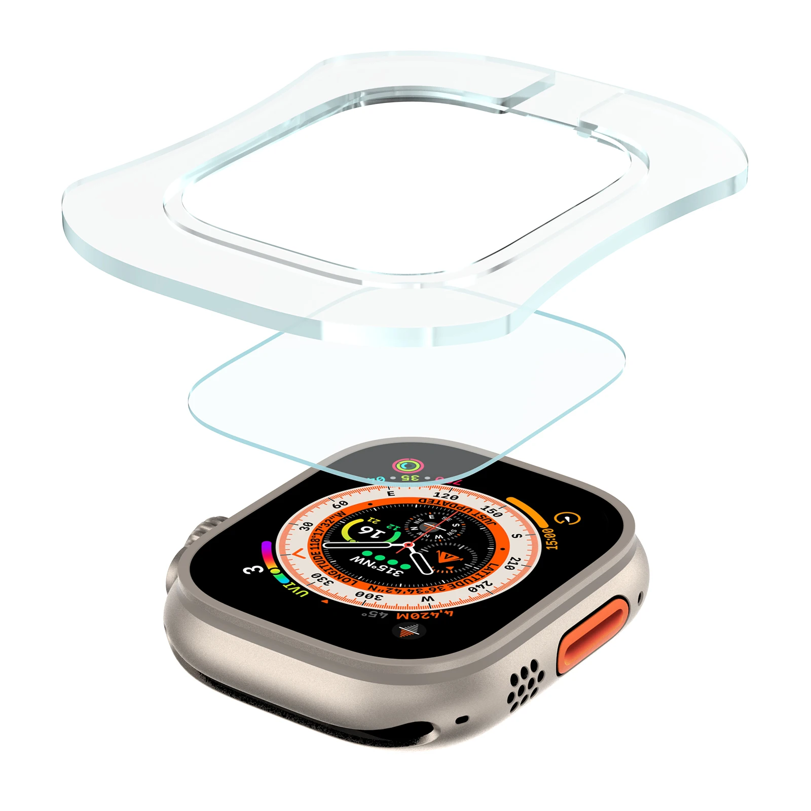 Verre trempé pour Apple Watch  - Screen Alignment Tool avis et prix